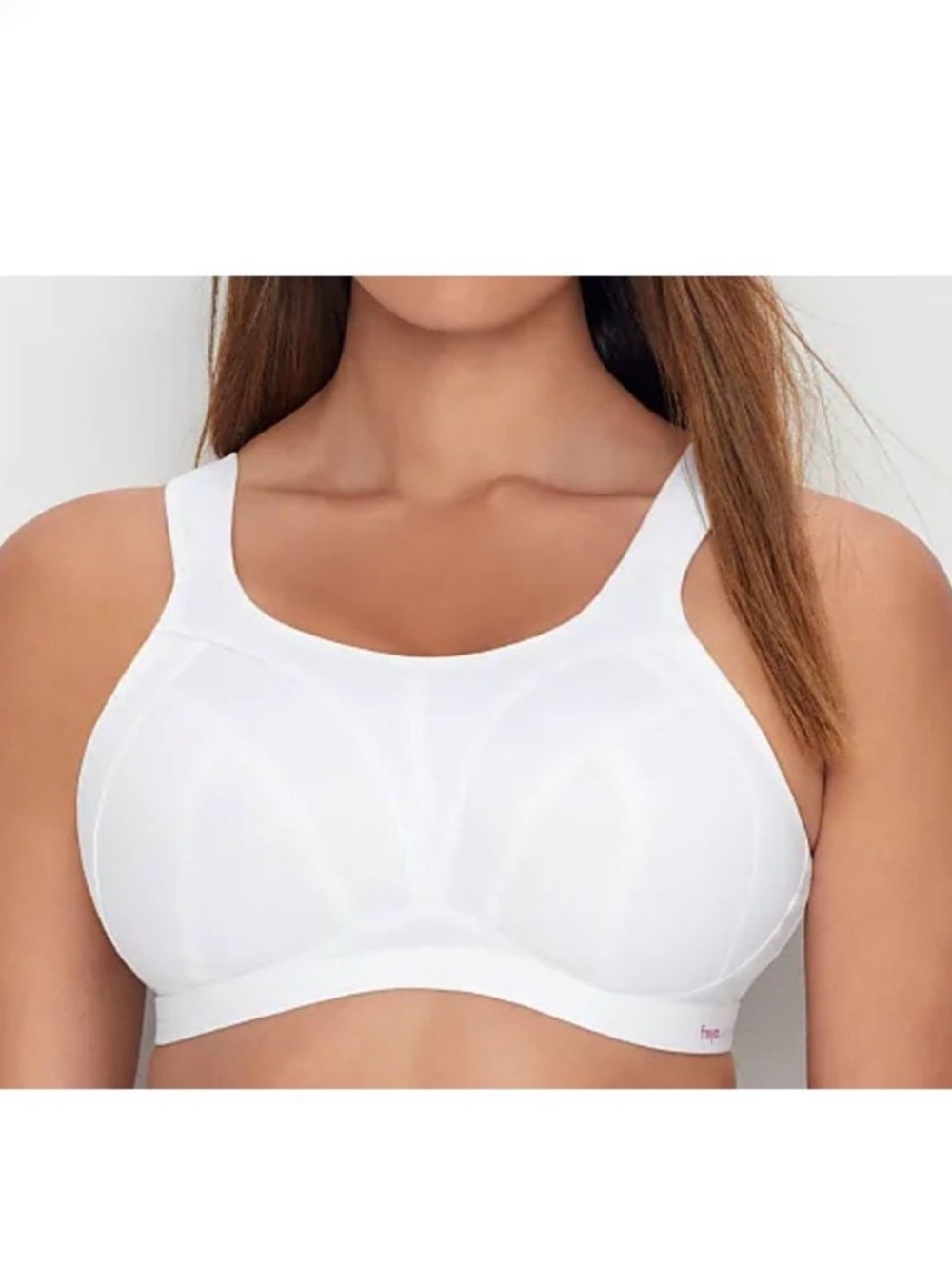 Freya AC4014 Active Dynamic Wire Free Soft Cup White Sports Bra Women's 30H NWOT